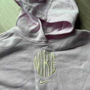 Nike Light Pink Loose Fit Hoodie, Kids Size Medium